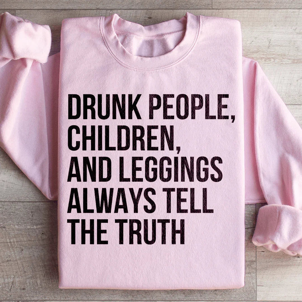 Drunk People Children And Leggings Sweatshirt product image 4