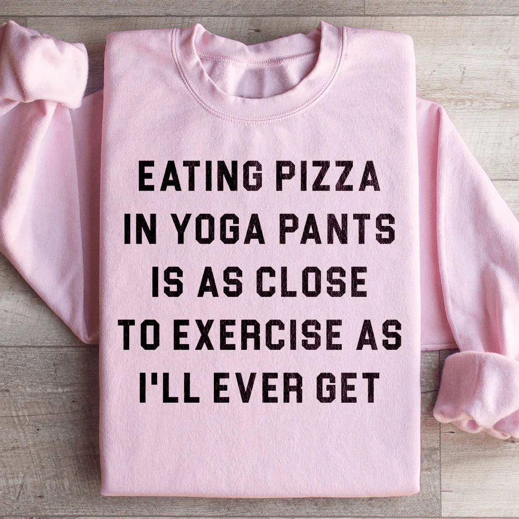 Eating Pizza Sweatshirt product image 1
