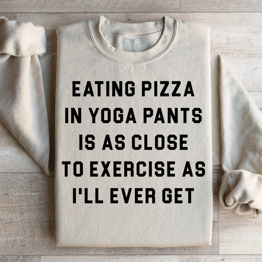 Eating Pizza Sweatshirt product image 2
