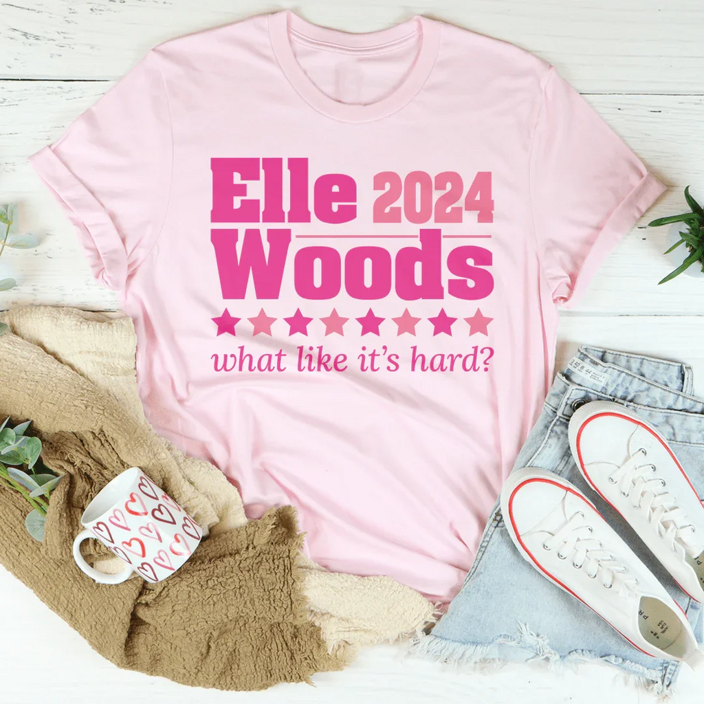 "Elle Woods 2024 What Like Its Hard" – Movie Quote Casual product image 2
