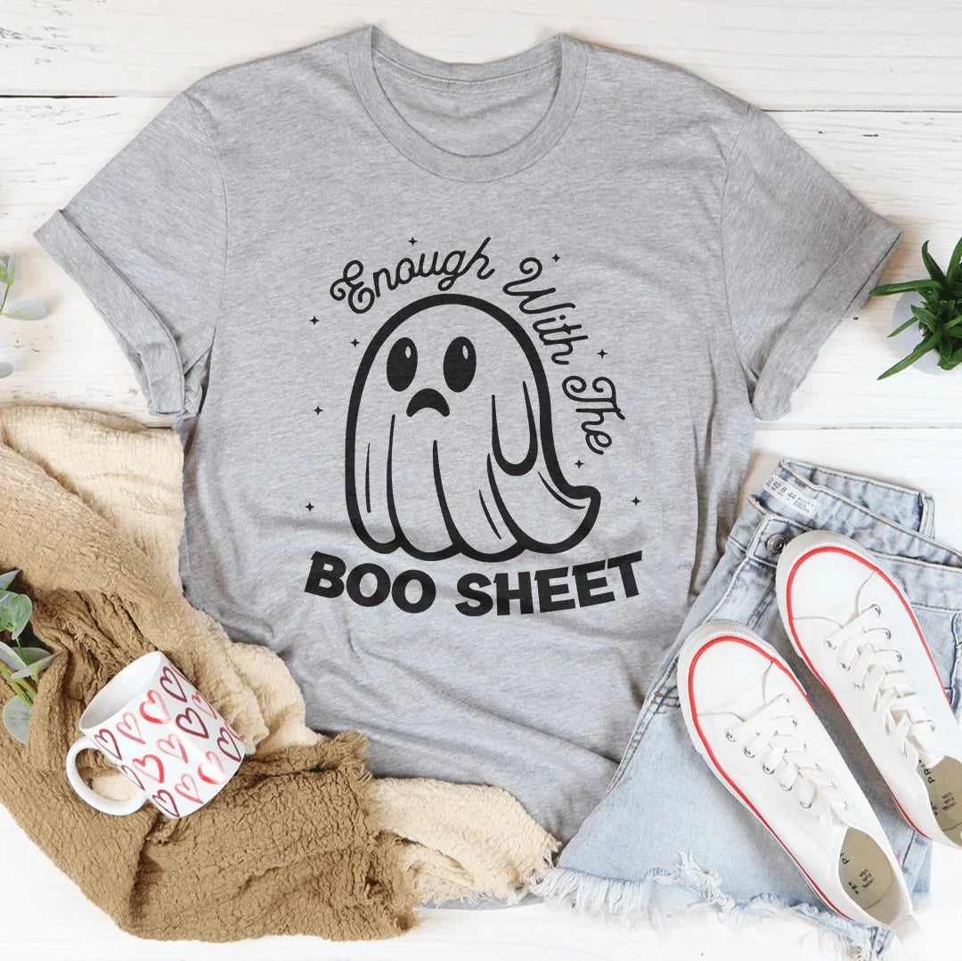 Enough With The Boo Sheet Tee product image 3