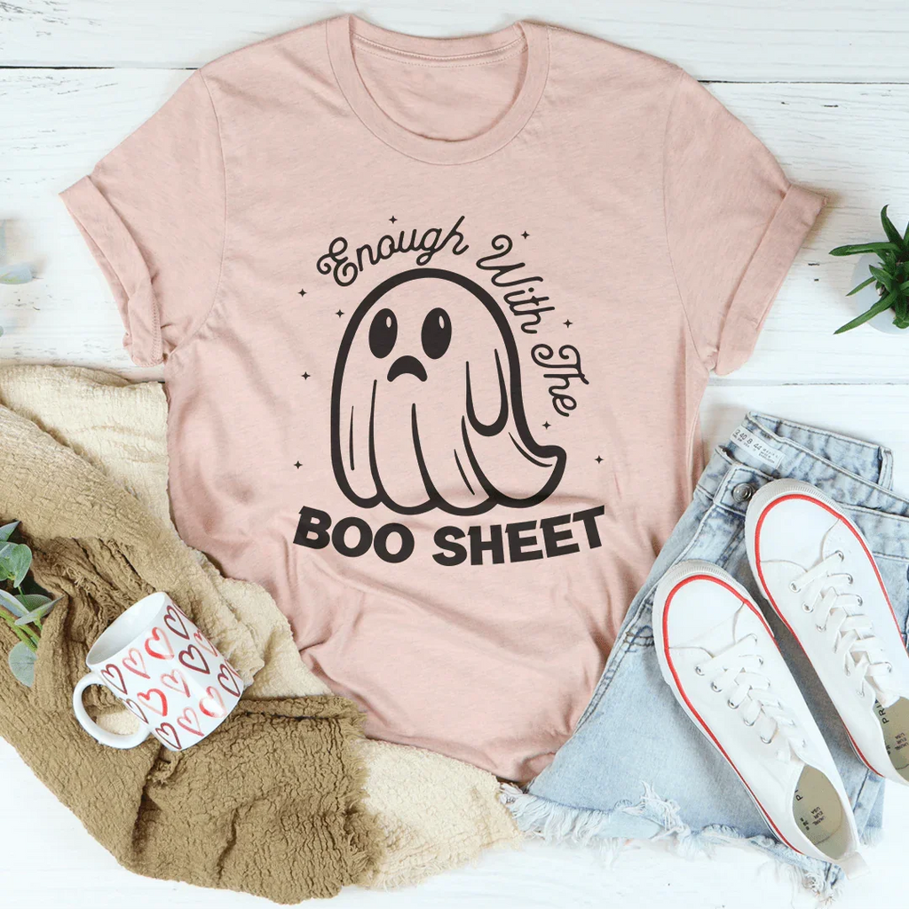 Enough With The Boo Sheet Tee product image 4