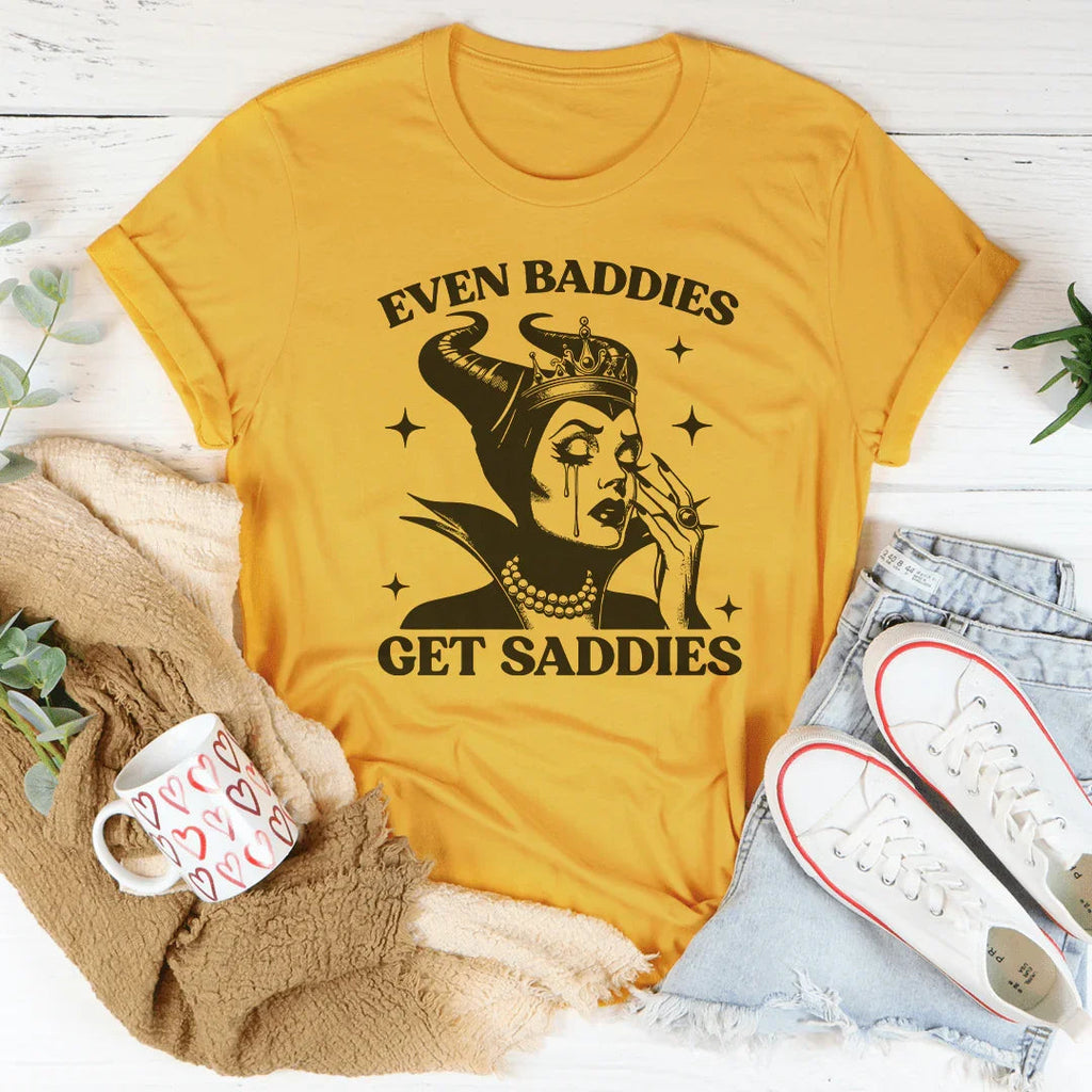 Even Baddies Get Saddies Tee product image 2