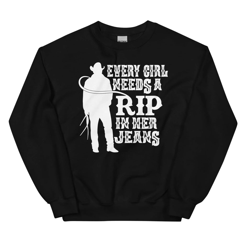 Every Girl Needs A RIP In Her Jeans Sweatshirt product image 4