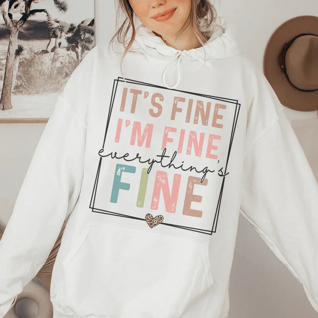 Everything Is Fine Hoodie product image 2