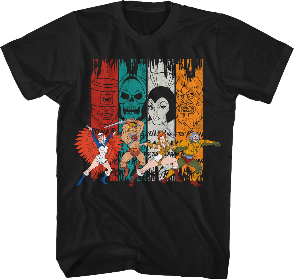 Evil Brush Strokes Masters of the Universe T-Shirt product image 1