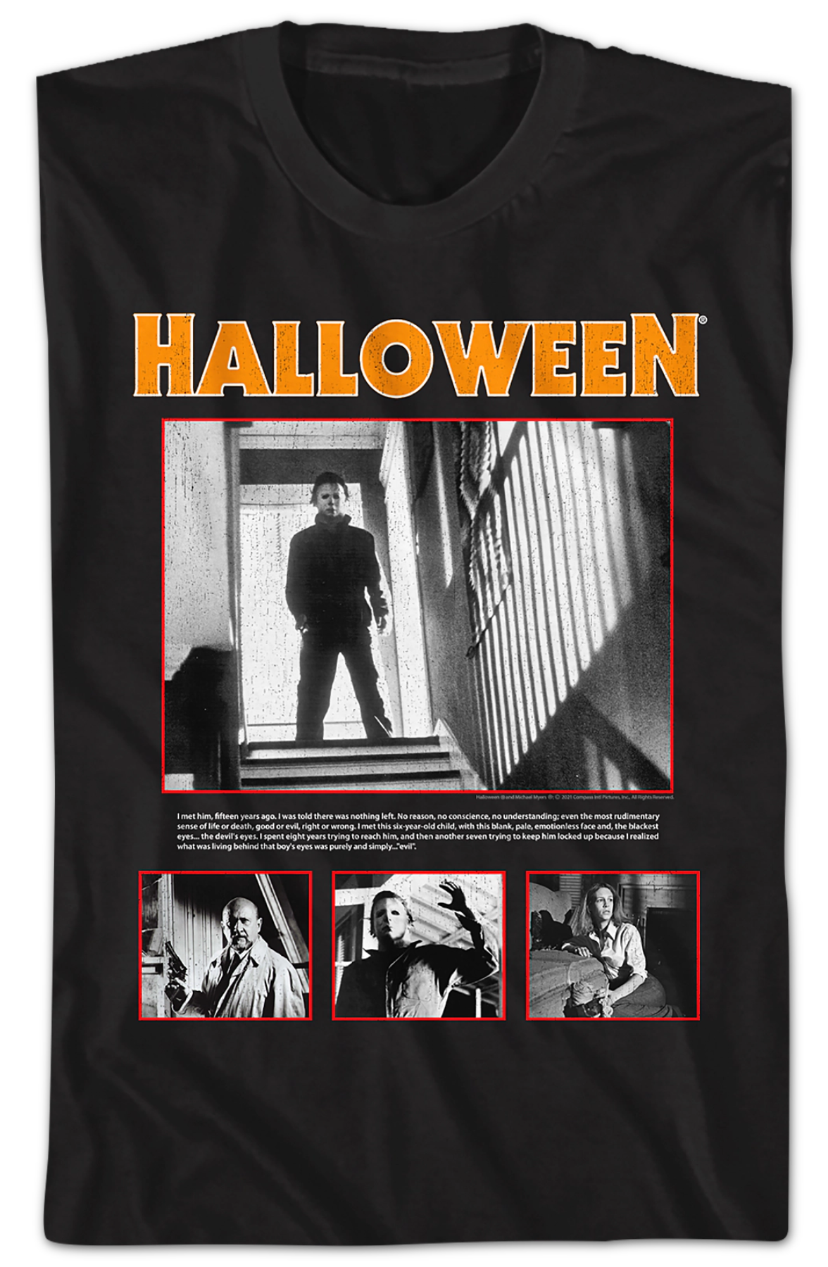 Evil Collage Halloween T-Shirt product image 2