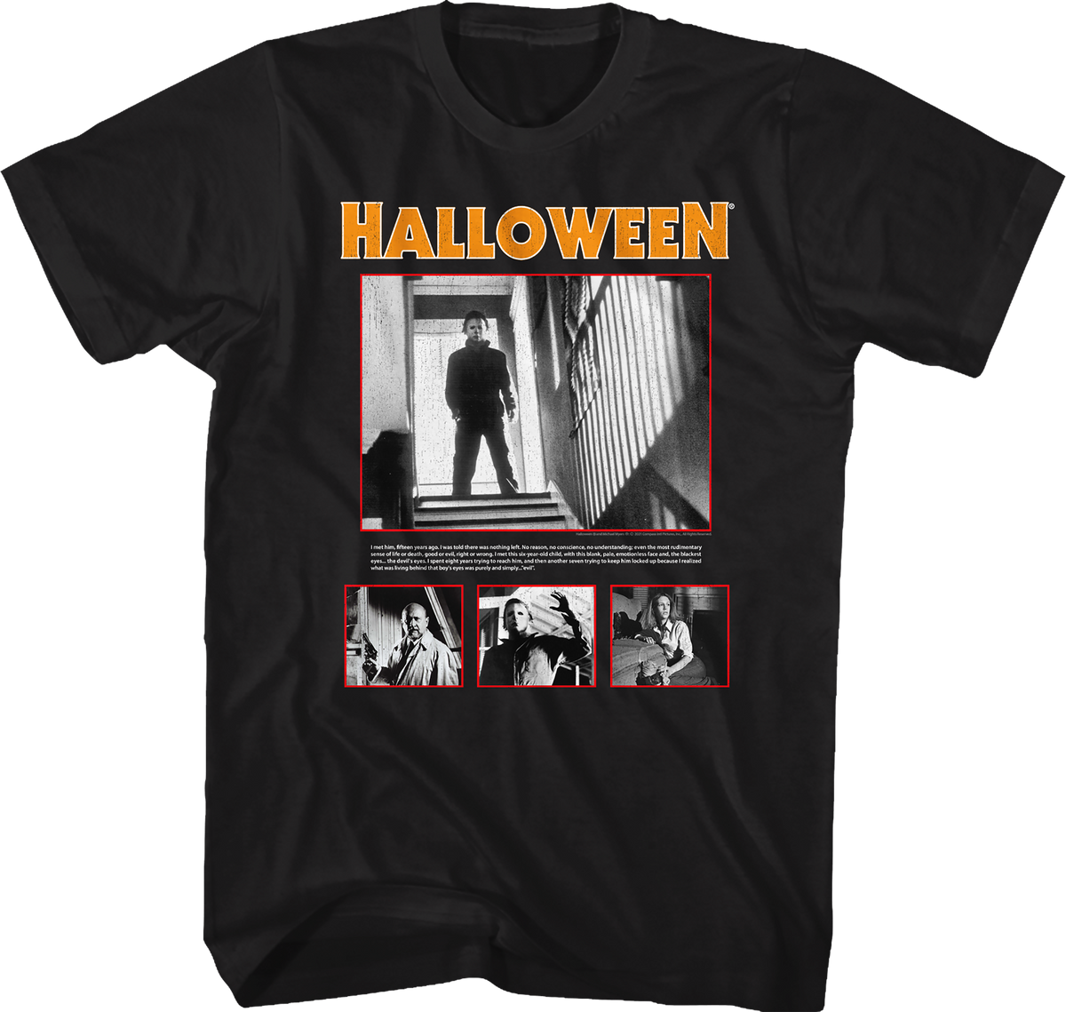 Evil Collage Halloween T-Shirt product image 1