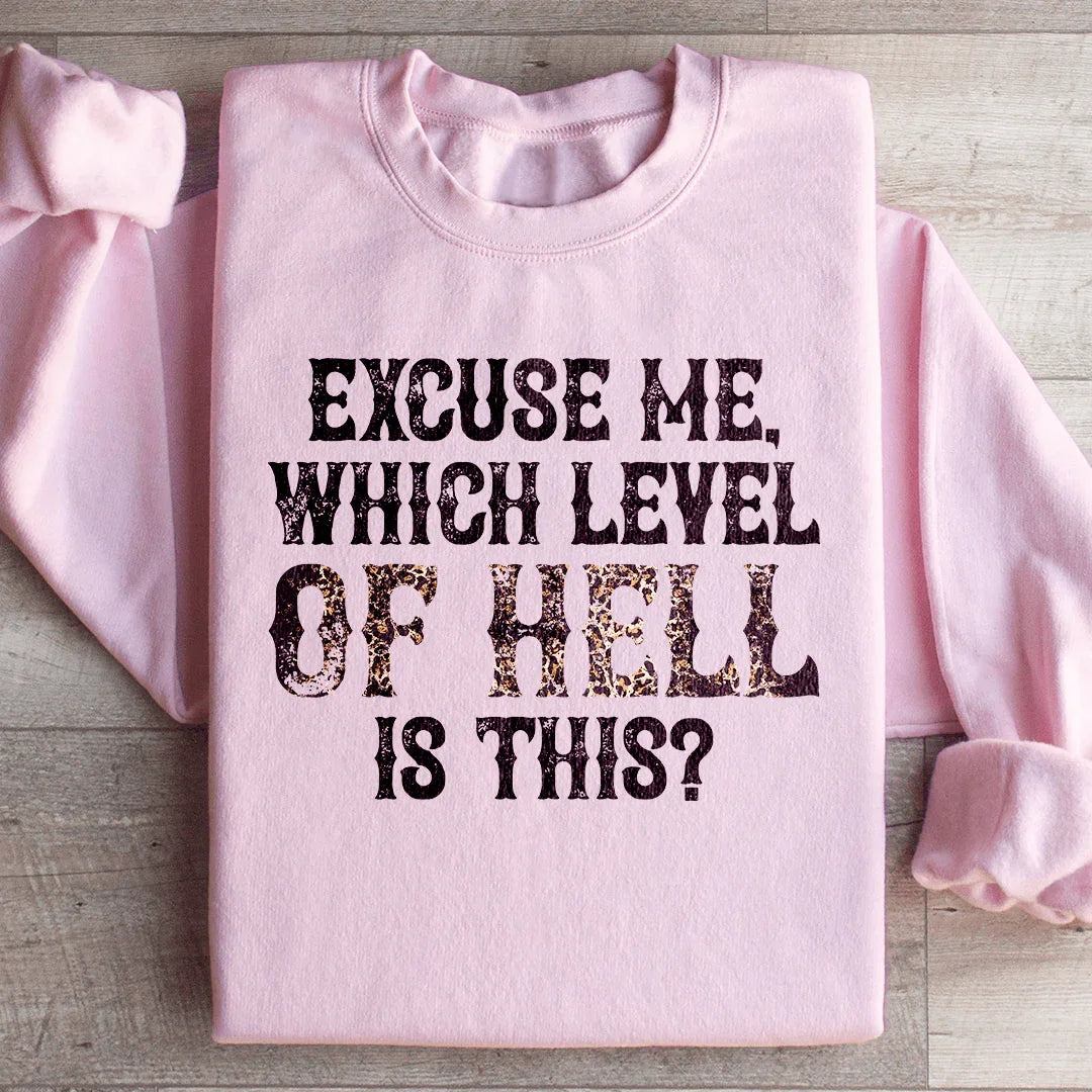 Excuse Me Which Level Of Hell Is This Sweatshirt product image 1