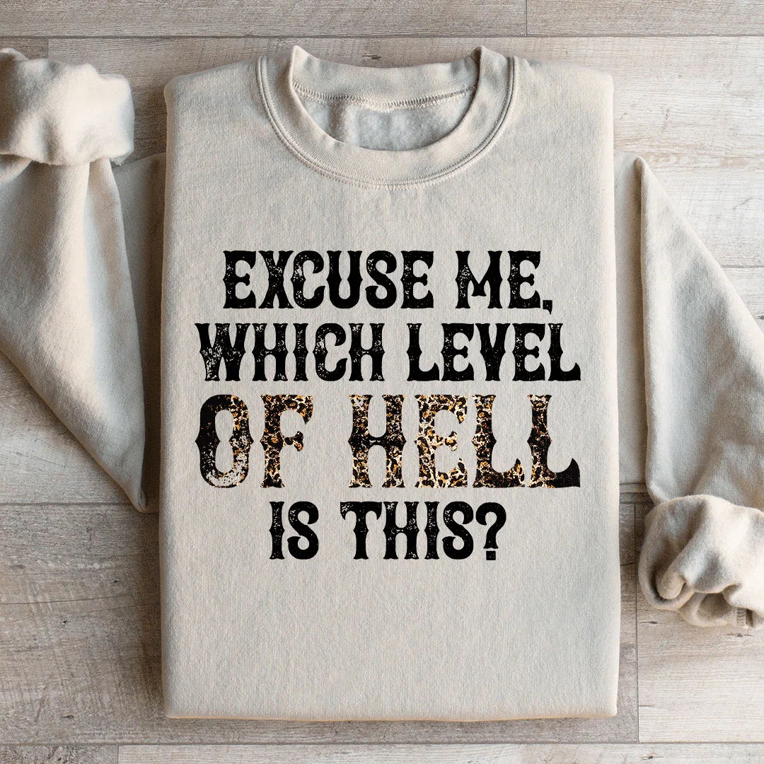 Excuse Me Which Level Of Hell Is This Sweatshirt product image 4