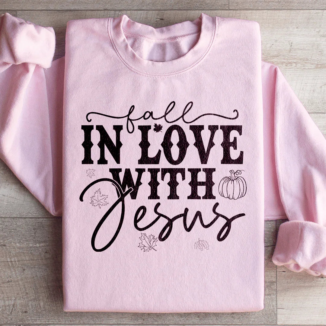 Fall In Love With Jesus Sweatshirt product image 4