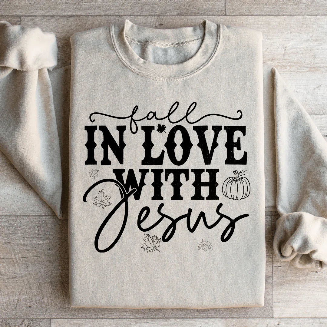 Fall In Love With Jesus Sweatshirt product image 2