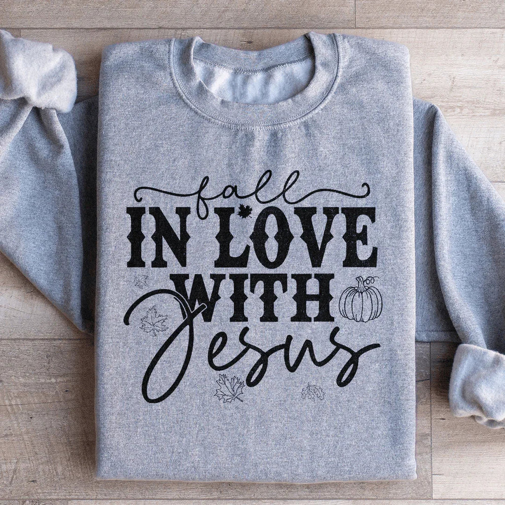 Fall In Love With Jesus Sweatshirt product image 1