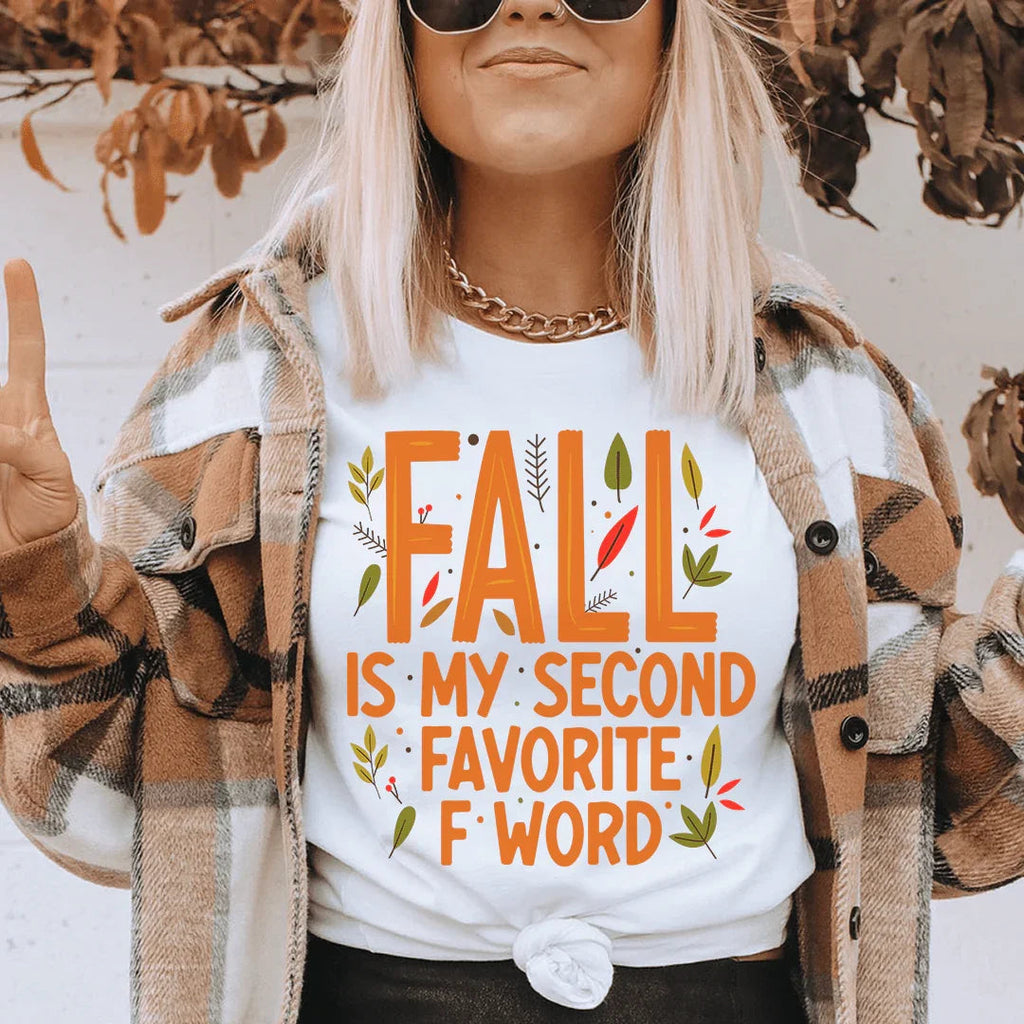 Fall Is My Second Favorite F Word Tee product image 1