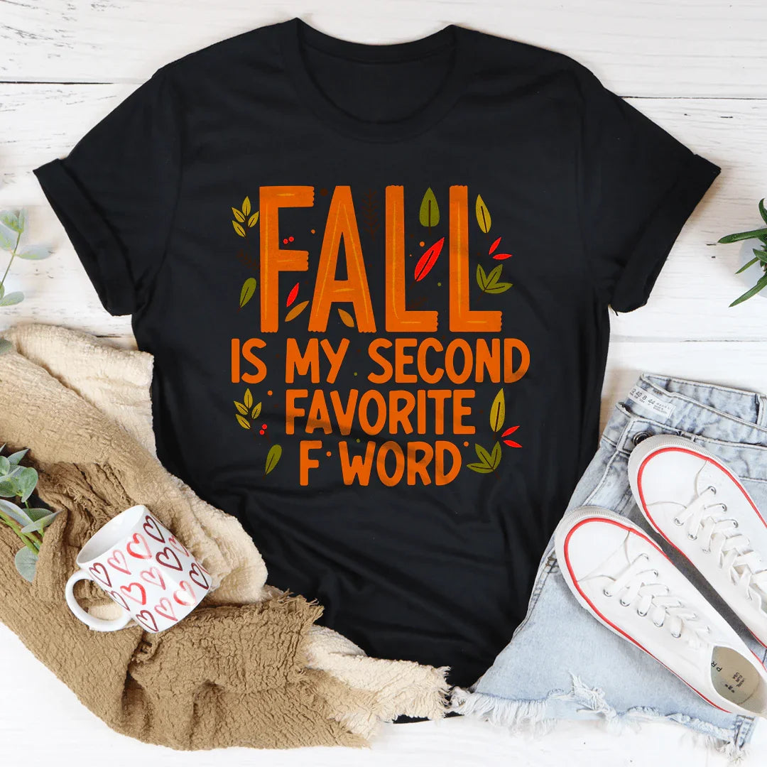 Fall Is My Second Favorite F Word Tee product image 3