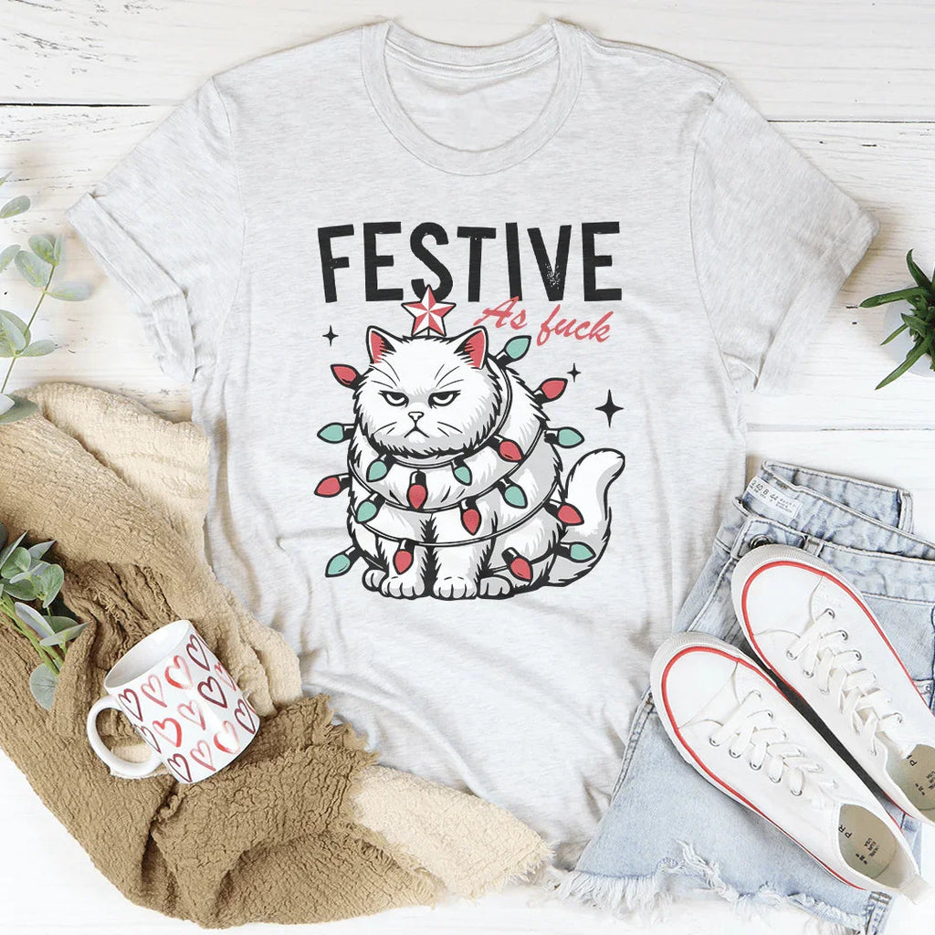 Festive As F-ck Tee product image 3