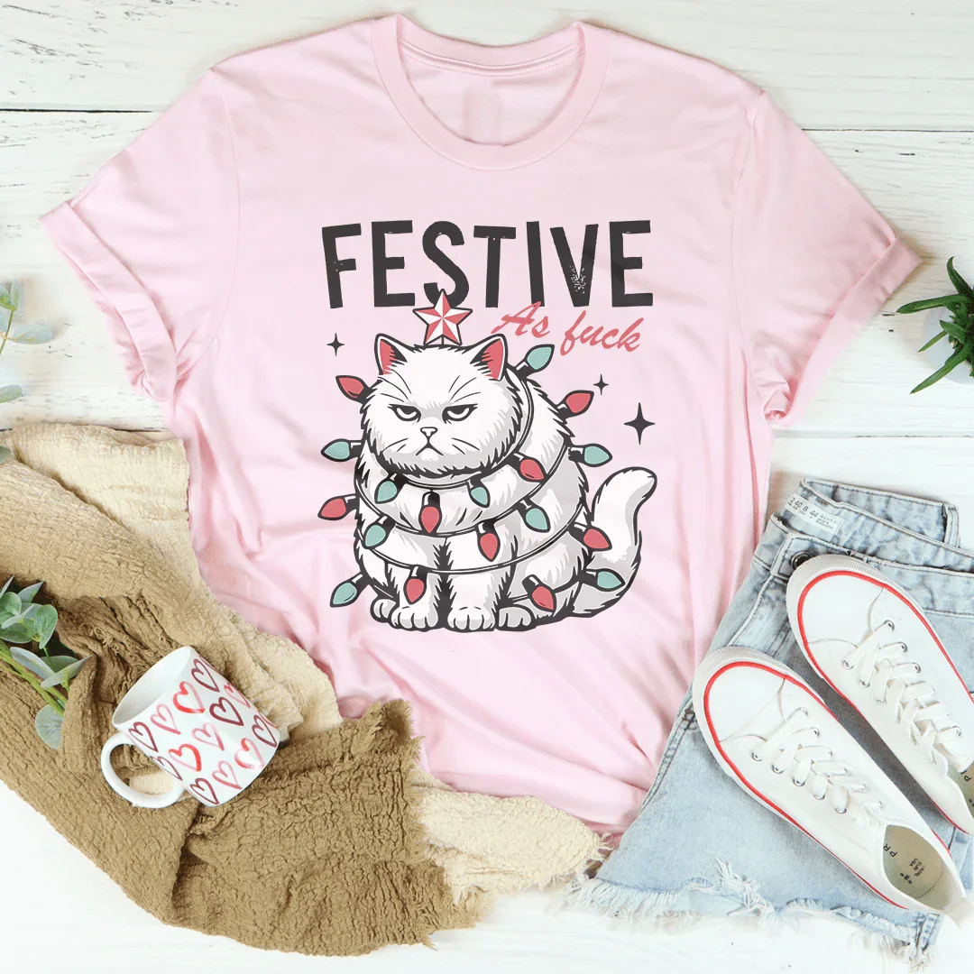 Festive As F-ck Tee product image 1