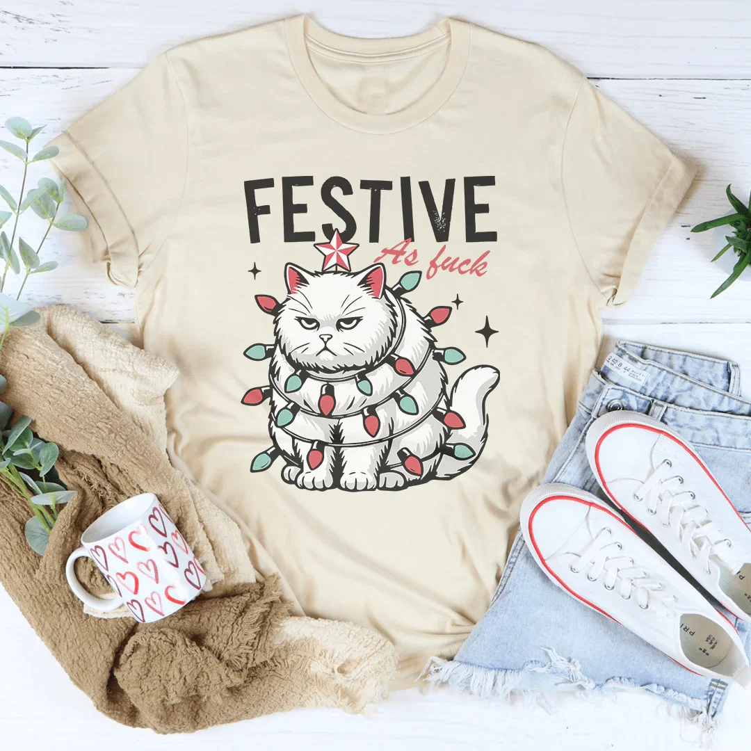Festive As F-ck Tee product image 2
