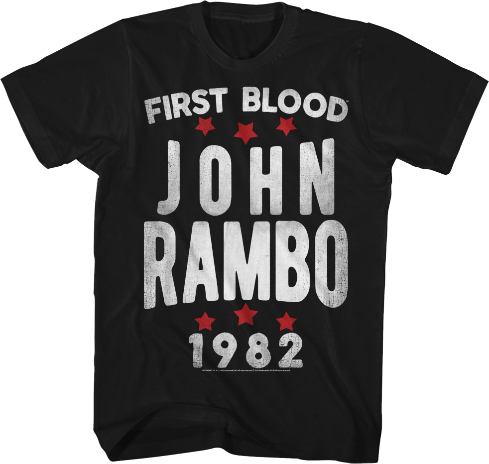 First Blood 1982 Rambo T-Shirt product image 1