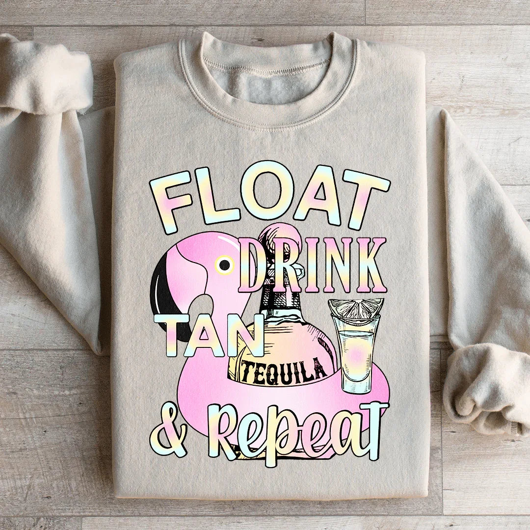 Float Drink Tan Repeat Sweatshirt product image 4