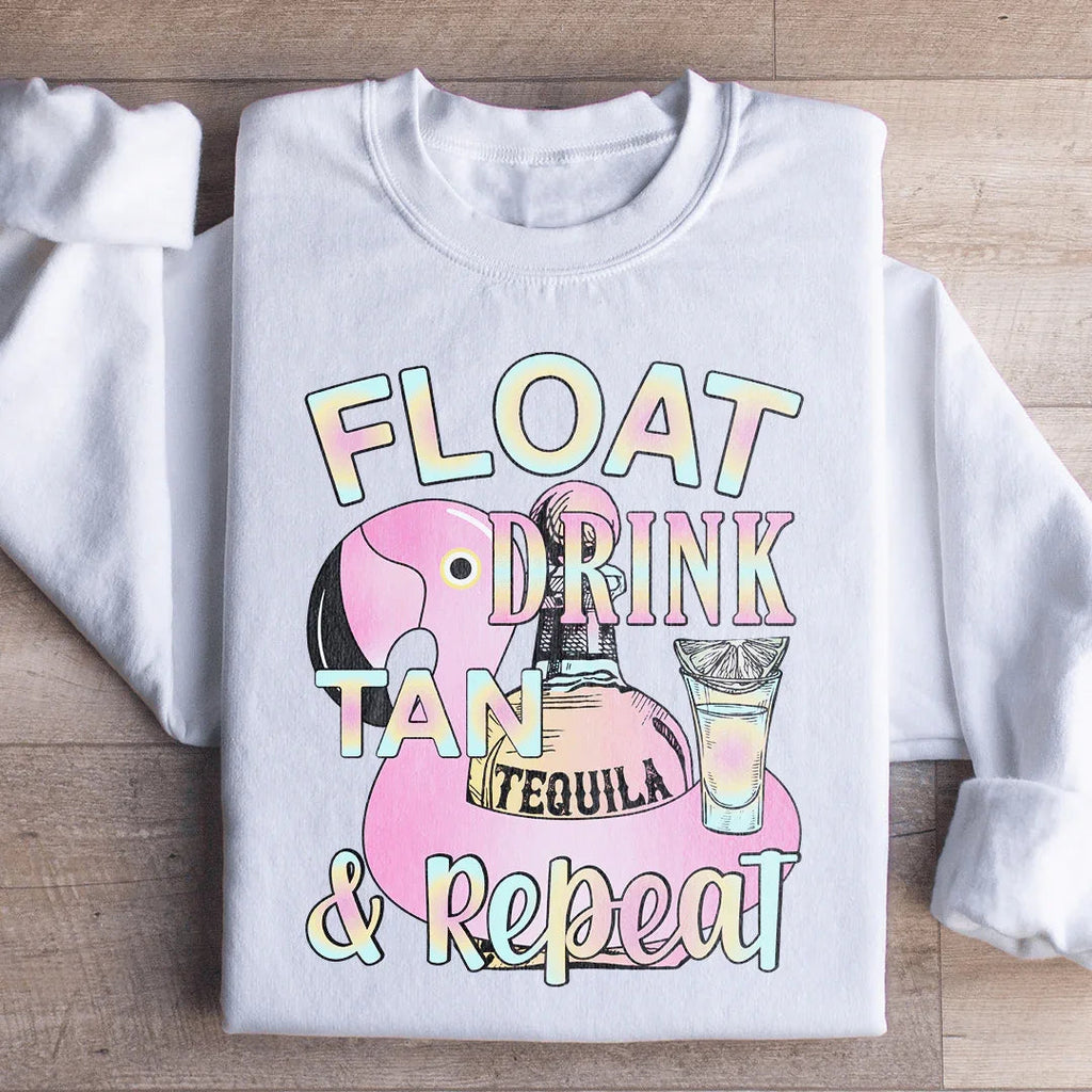 Float Drink Tan Repeat Sweatshirt product image 1