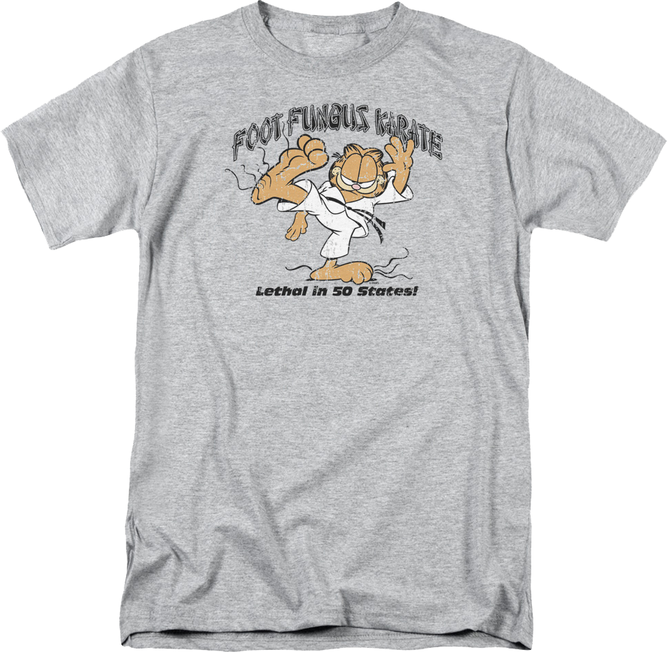Foot Fungus Karate Garfield T-Shirt product image 1