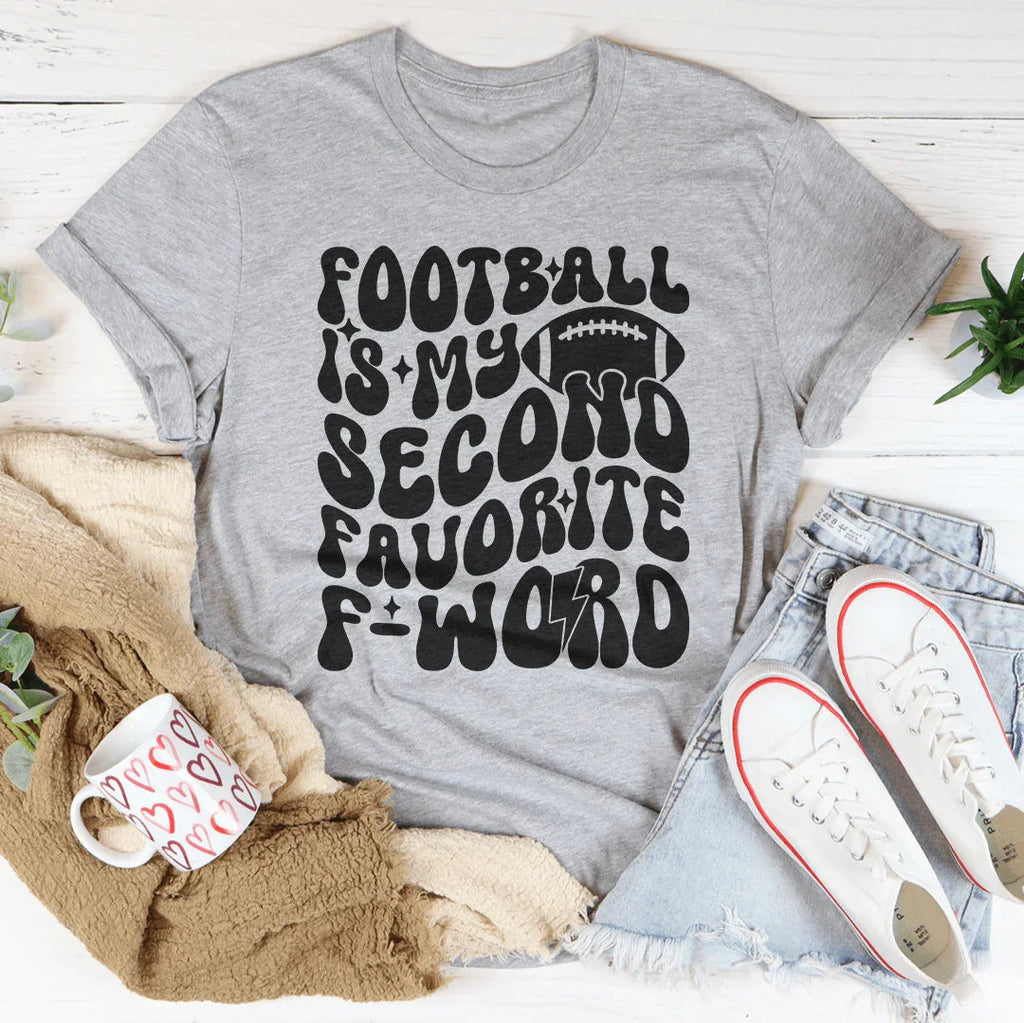 Football Is My Second Favorite F Word Tee product image 2
