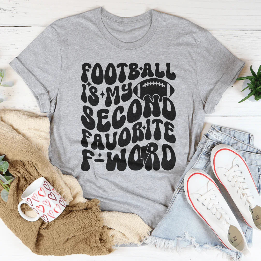 Football Is My Second Favorite F Word Tee product image 2