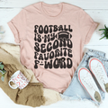 Football Is My Second Favorite F Word Tee product image 1