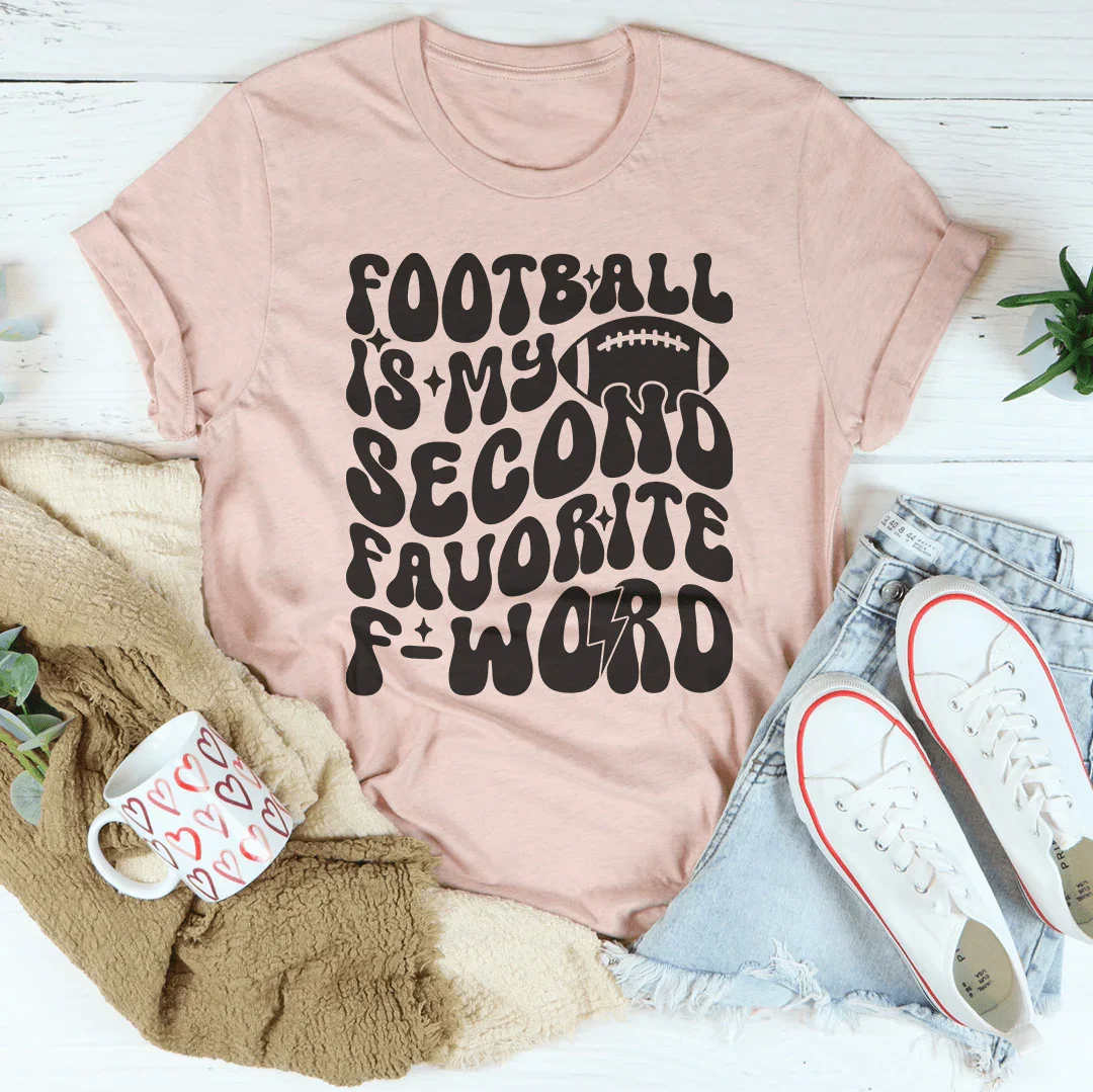 Football Is My Second Favorite F Word Tee product image 1