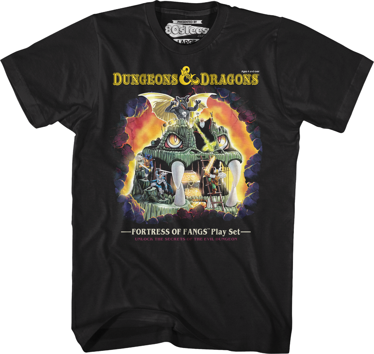 Fortress Of Fangs Dungeons & Dragons T-Shirt product image 1
