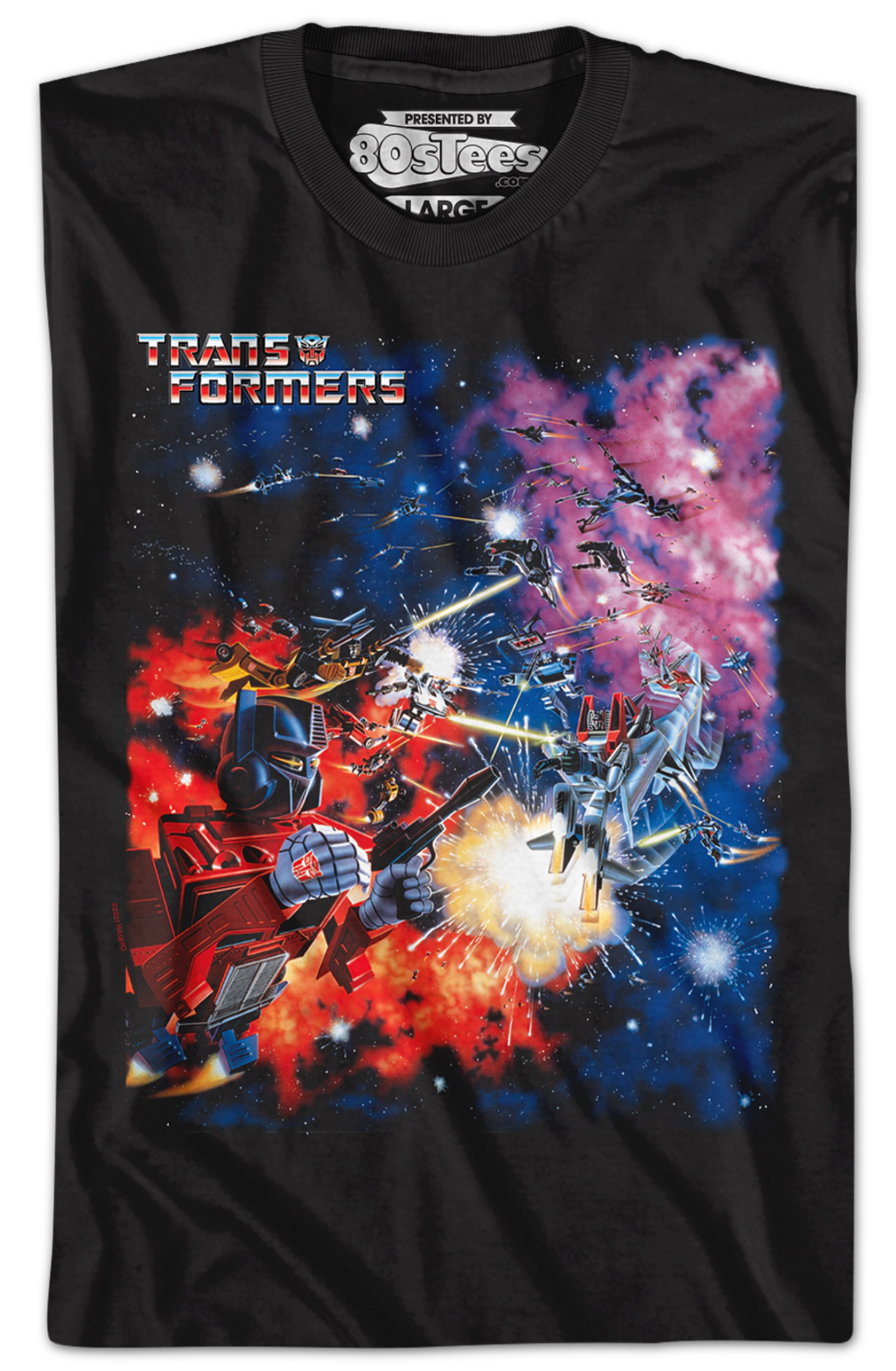 Galactic Warfare Transformers T-Shirt product image 2