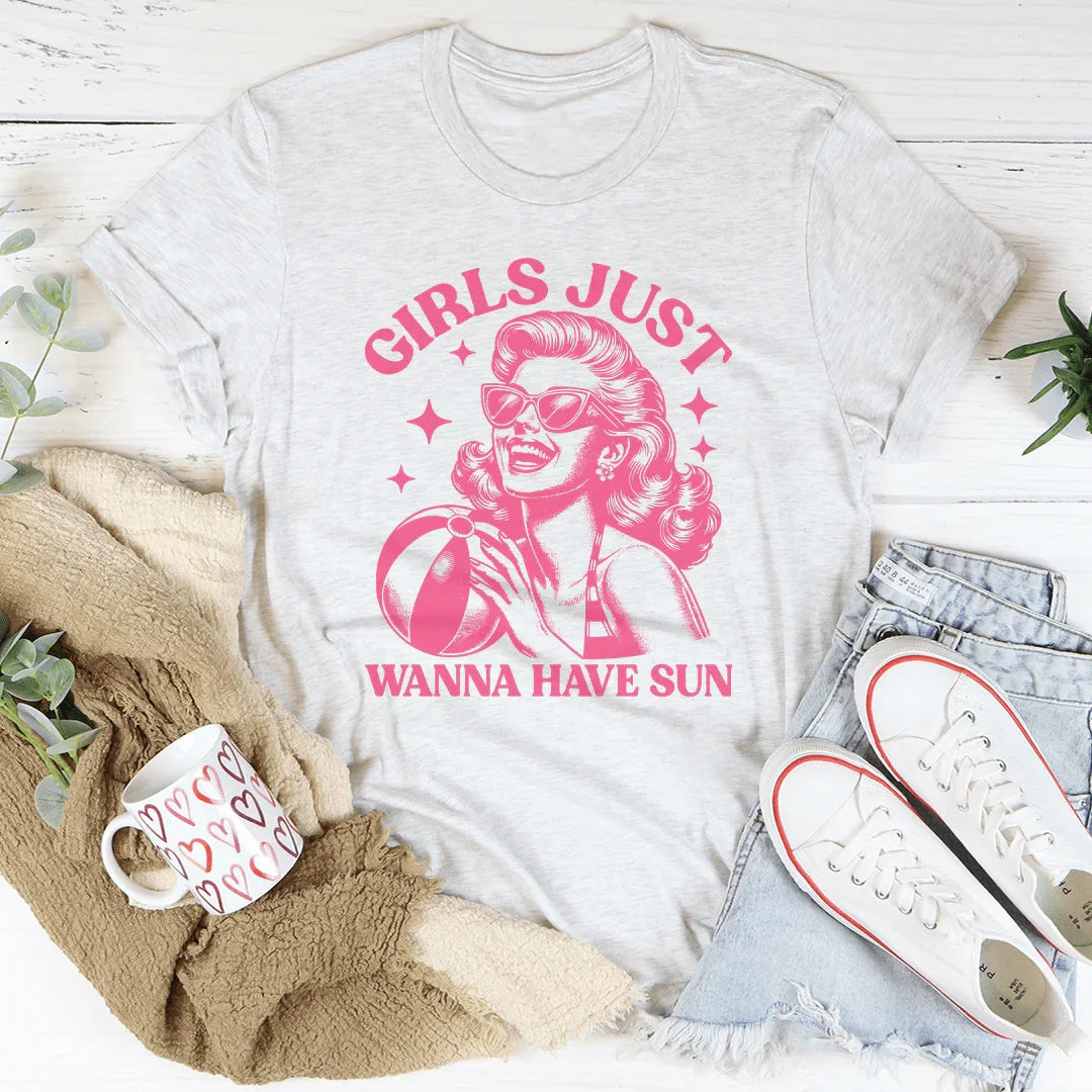 Girls Just Wanna Have Sun Tee product image 3