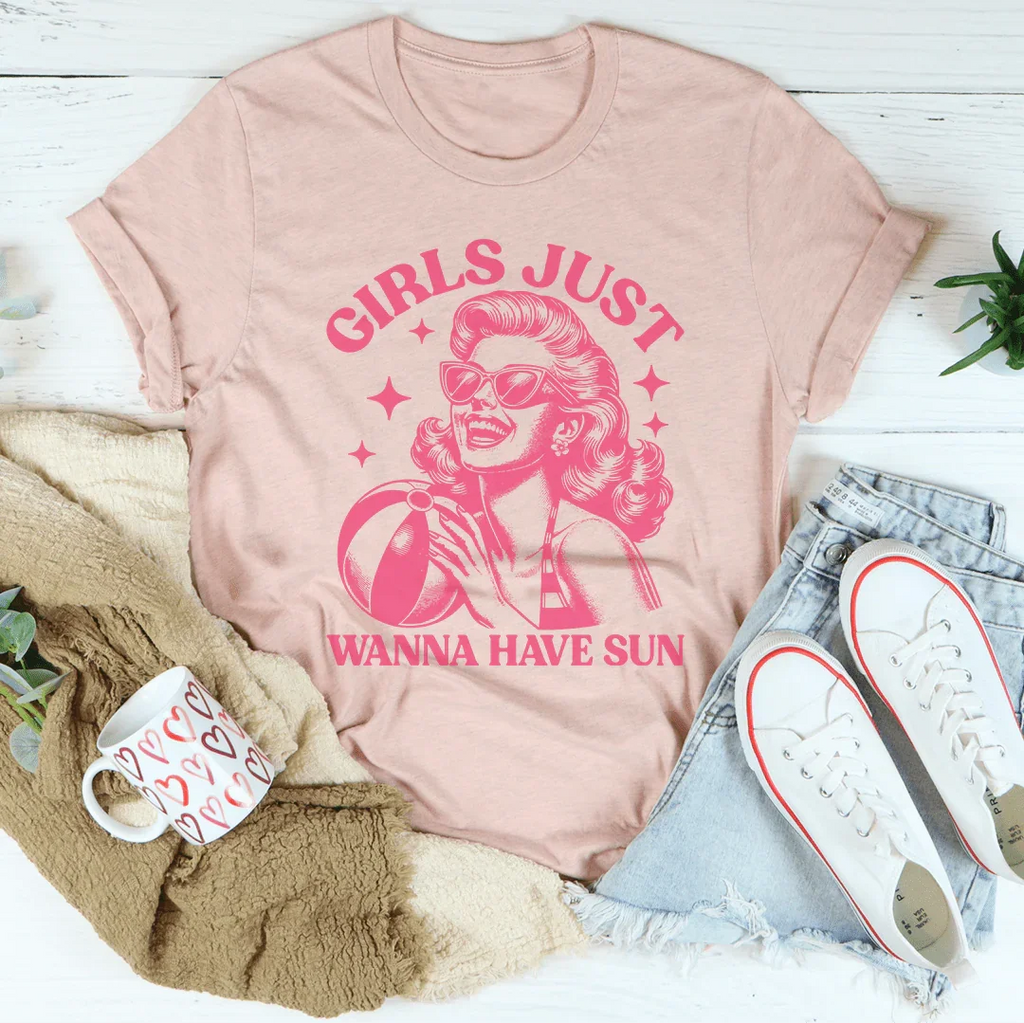 Girls Just Wanna Have Sun Tee product image 1