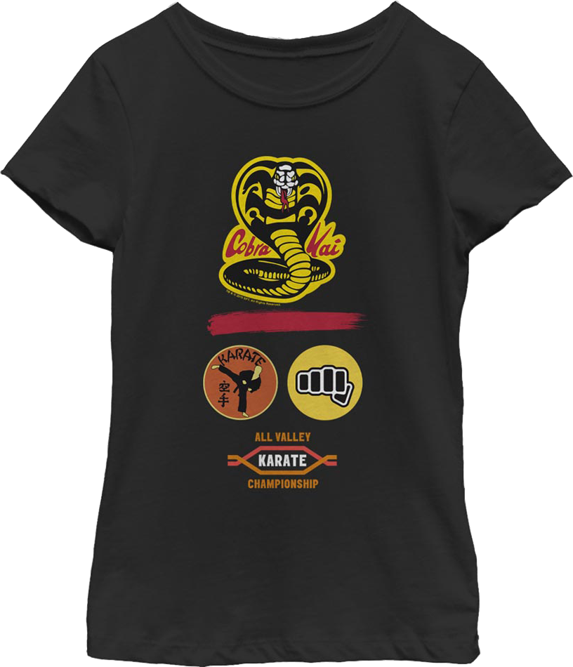 Girls Youth Dojo Logo Cobra Kai Shirt product image 2