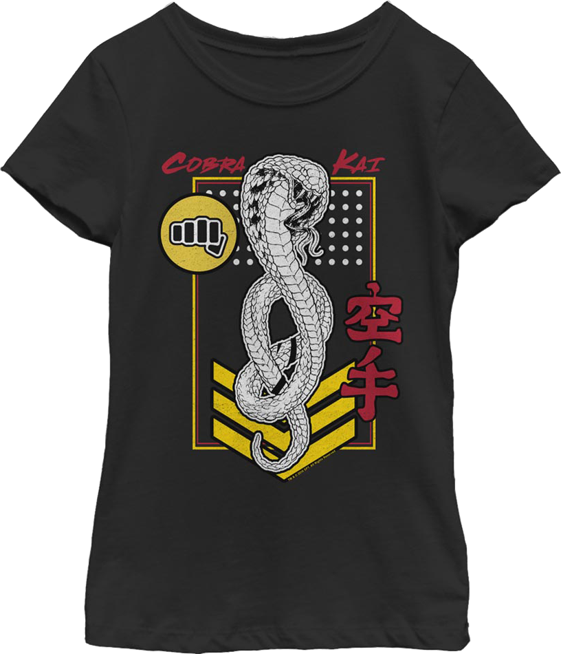 Girls Youth Patch Cobra Kai Shirt product image 2