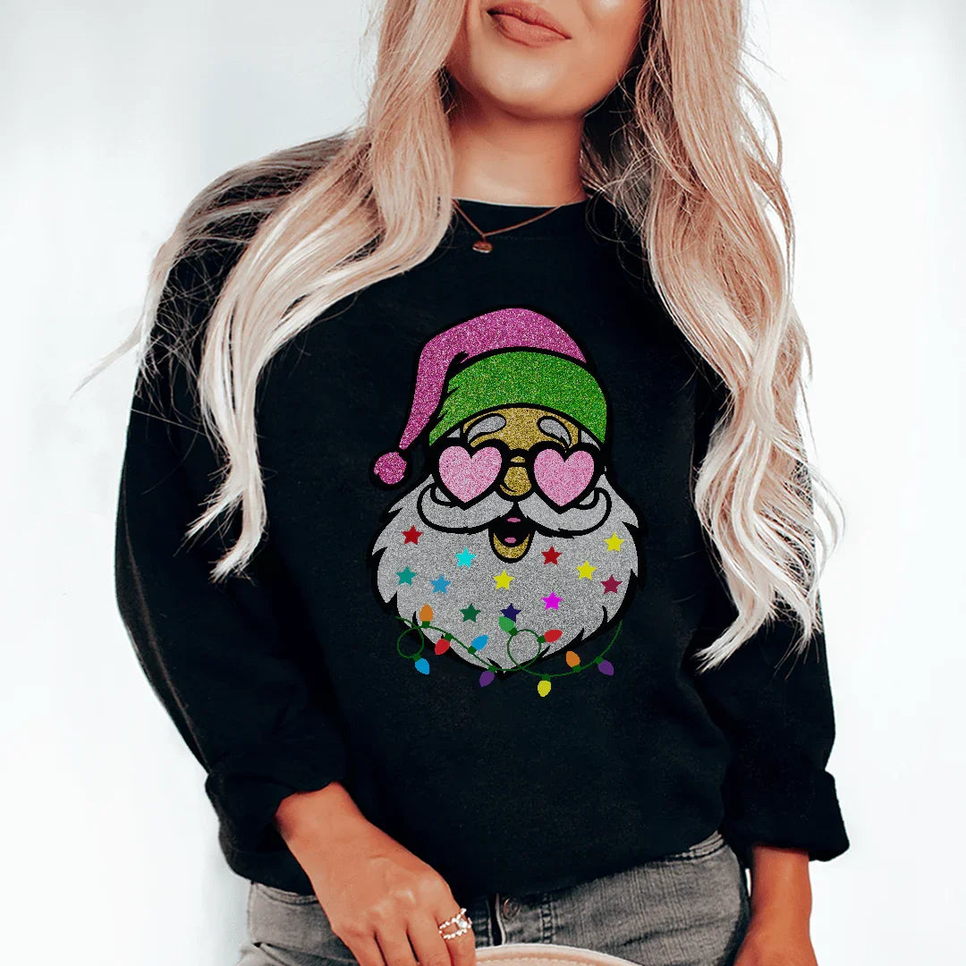 Glitter Santa Sweatshirt product image 3