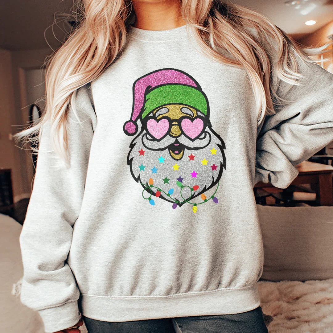 Glitter Santa Sweatshirt product image 1