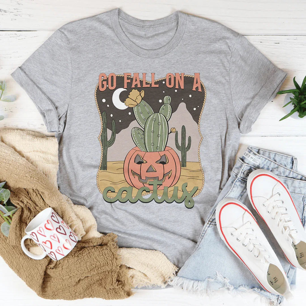Go Fall On A Cactus Tee product image 2