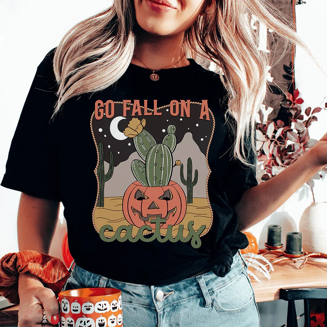 Go Fall On A Cactus Tee product image 1