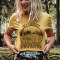 Go Outside Worst Case Scenario A Bear Kills You Tee product image 1