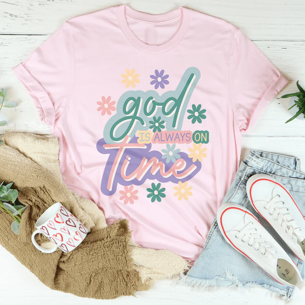 God Is Always On Time Tee product image 1