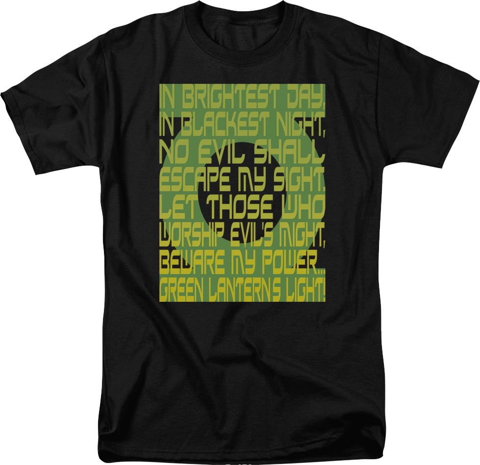 Green Lantern Oath DC Comics T-Shirt product image 1