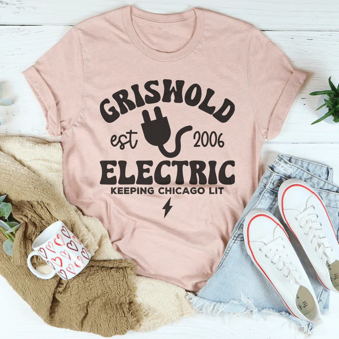 Griswold Est 2006 Electric Keeping Chicago Lit Tee product image 2