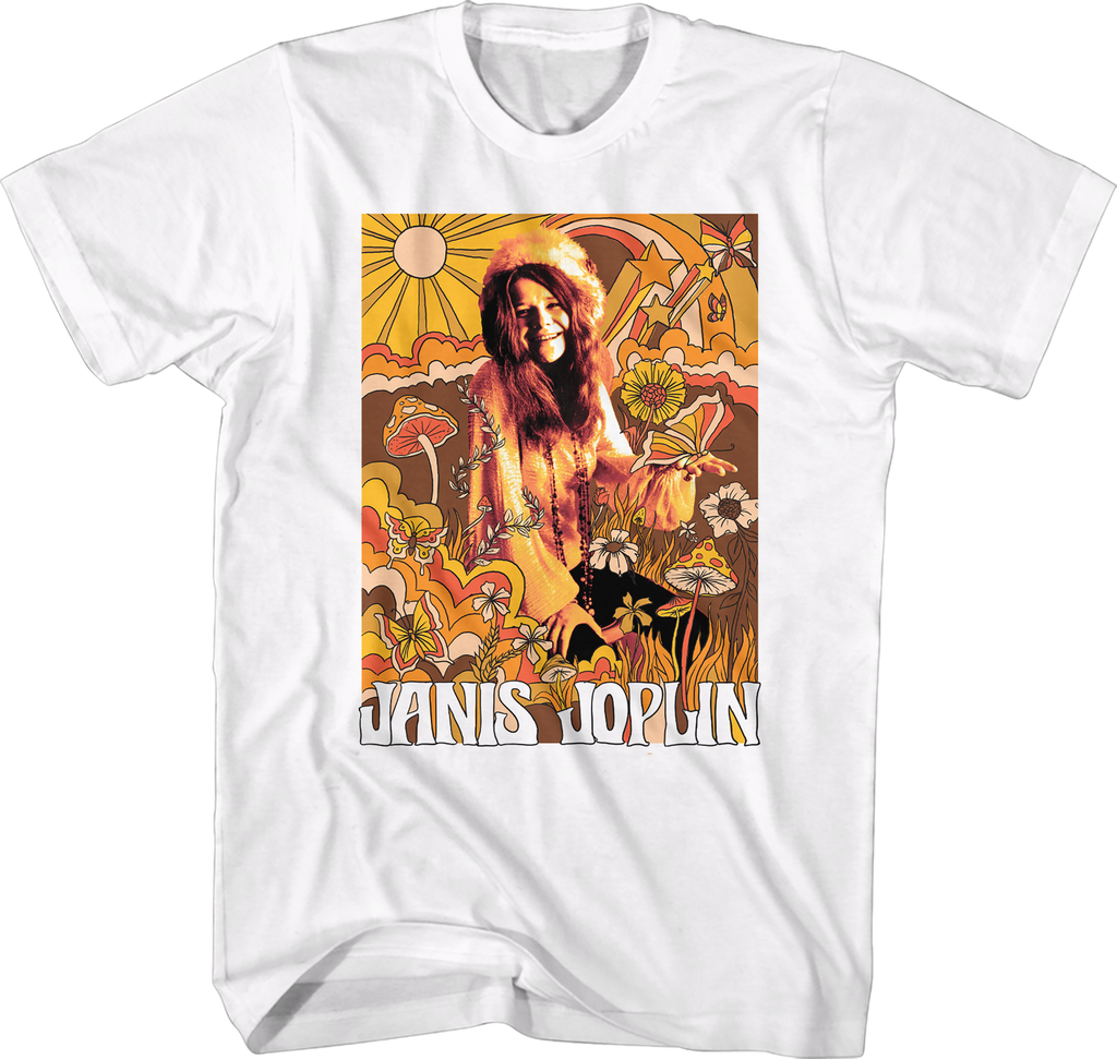 Groovy Drawings Janis Joplin T-Shirt product image 1