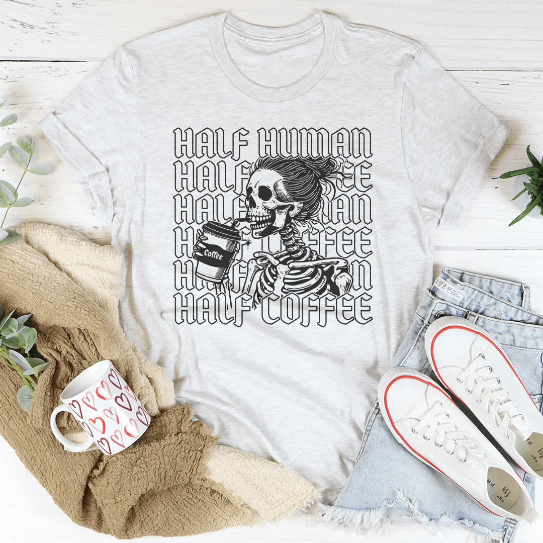 Half Human Coffee Tee product image 4