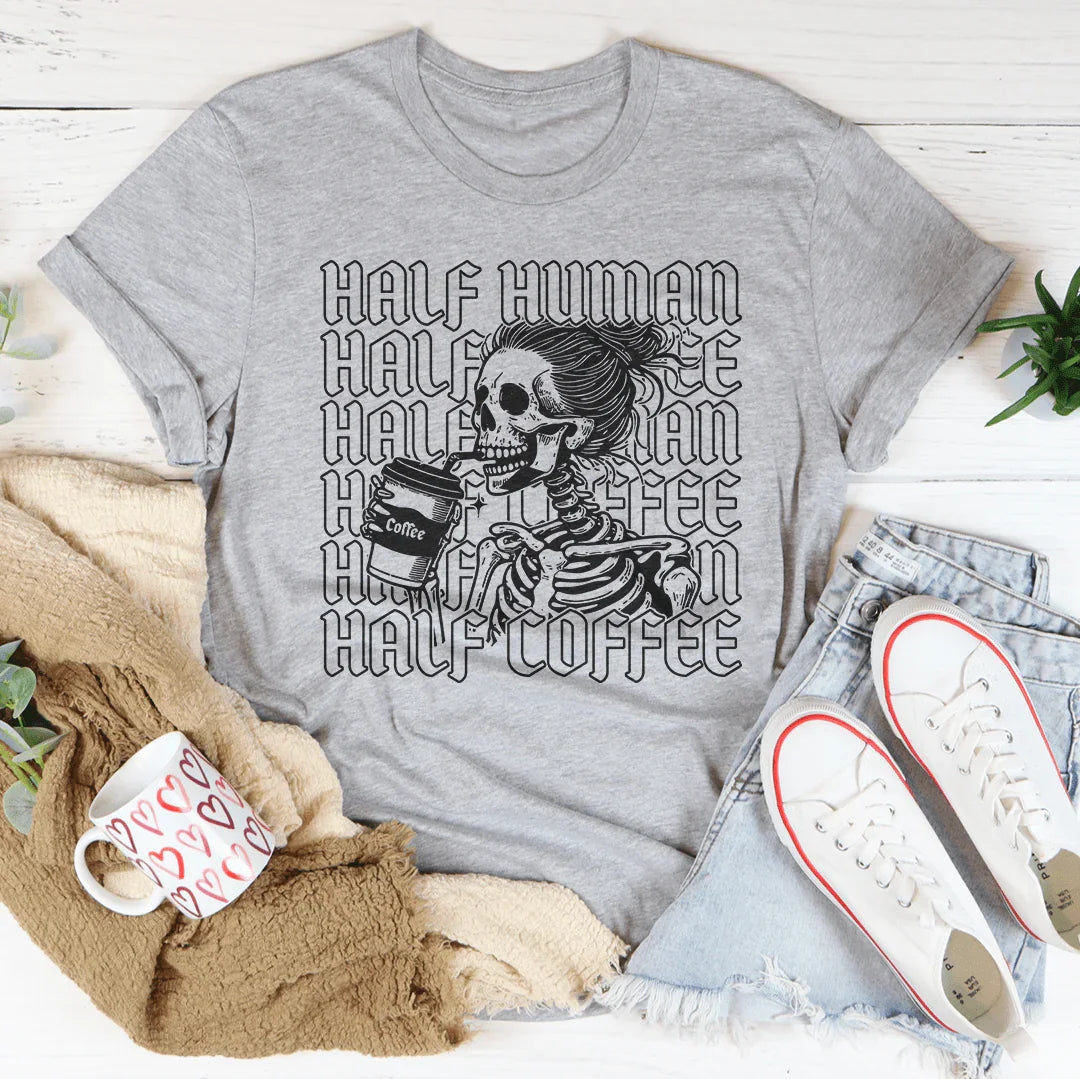 Half Human Coffee Tee product image 3