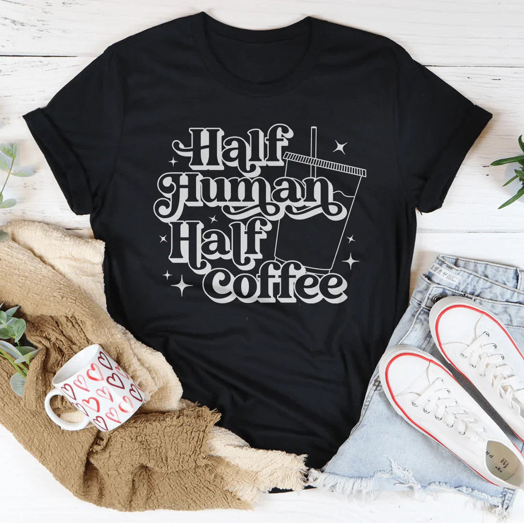 Half Human Coffee Tee product image 2