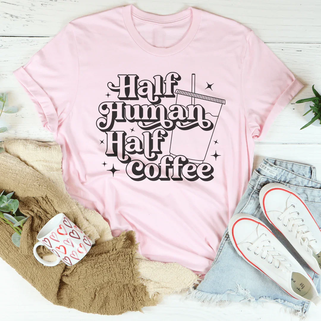 Half Human Coffee Tee product image 3