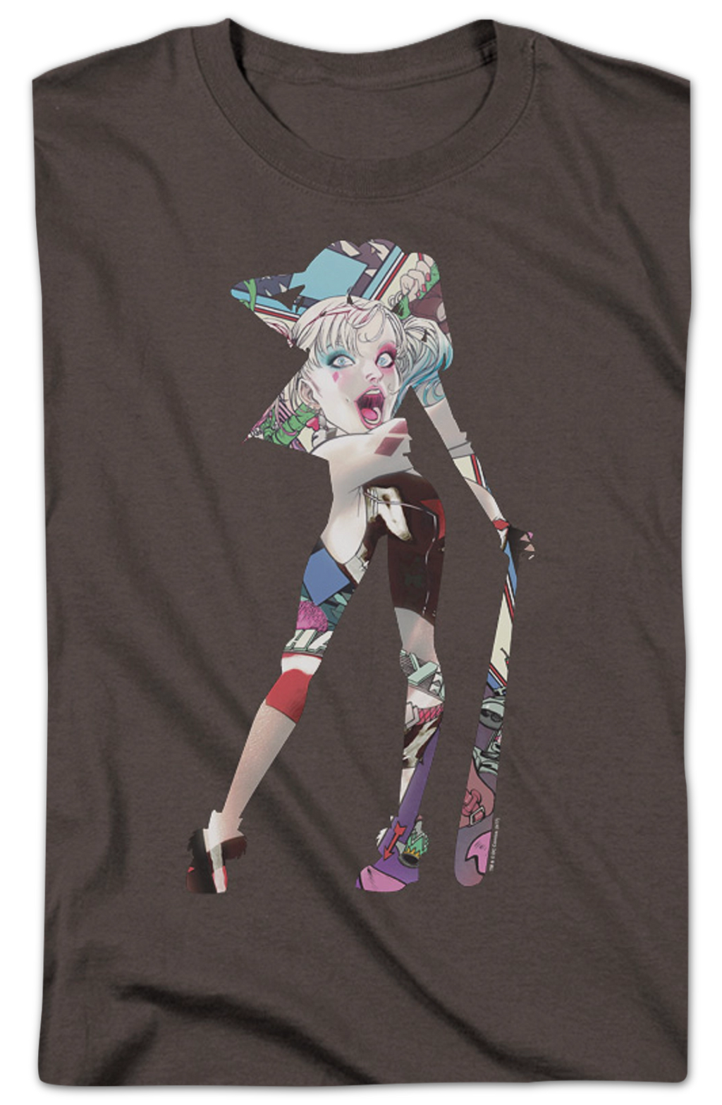 Harley Quinn Silhouette DC Comics T-Shirt product image 2